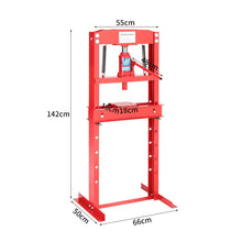 Load image into Gallery viewer, Workshop Press Floor Standing Hydraulic H-Frame Workshop Presses Living and Home
