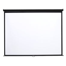 Load image into Gallery viewer, 4:3 Projector Screen with Manual Pull Down for Home Theater Projector Screens Living and Home
