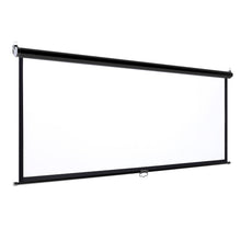 Load image into Gallery viewer, 4:3 Projector Screen with Manual Pull Down for Home Theater Projector Screens Living and Home