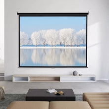 Load image into Gallery viewer, 4:3 Projector Screen with Manual Pull Down for Home Theater Projector Screens Living and Home 116cm W x 87cm H