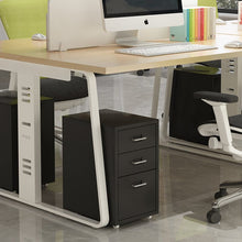 Load image into Gallery viewer, 3/4/6/8Drawers Office Filing Cabinet Metal White Chest Storage Unit Wheels Cabinets Living and Home