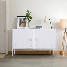 Load image into Gallery viewer, Modern Lateral File Cabinet with 2 Doors Living and Home