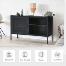 Load image into Gallery viewer, 119cm Wide Freestanding Steel File Filing Cabinet TV Stands Living and Home