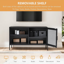 Load image into Gallery viewer, 119cm Wide Freestanding Steel File Filing Cabinet TV Stands Living and Home