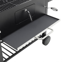 Load image into Gallery viewer, Barrel Charcoal Grill Wide 160cm with Side Shelves Garden BBQ Grill Living and Home