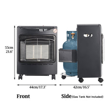 Load image into Gallery viewer, 4.2KW Gas Heater Small Size Indoor Natural Gas Heater Space Heaters Living and Home