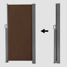 Load image into Gallery viewer, Retractable Single Side Awning - Grey Brown Patio Awnings Living and Home