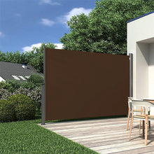 Load image into Gallery viewer, Retractable Single Side Awning - Grey Brown Patio Awnings Living and Home Brown W 300 x H 180 cm