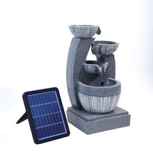 Load image into Gallery viewer, Water Fountain Rockery Decoration Solar Powered for Outdoor Decoration Fountains Living and Home