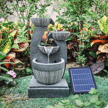 Load image into Gallery viewer, Water Fountain Rockery Decoration Solar Powered for Outdoor Decoration Fountains Living and Home