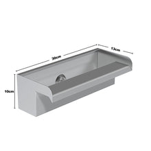 Load image into Gallery viewer, 30cm Back Entry Stainless Steel Water Blade Fountains Living and Home