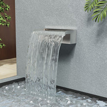 Load image into Gallery viewer, 30cm Back Entry Stainless Steel Water Blade Fountains Living and Home