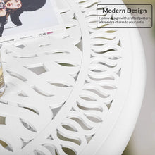 Load image into Gallery viewer, Garden Bistro Table Round Hollow Table with Parasol Hole Garden Dining Tables Living and Home