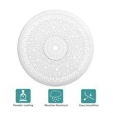 Load image into Gallery viewer, Garden Bistro Table Round Hollow Table with Parasol Hole Garden Dining Tables Living and Home