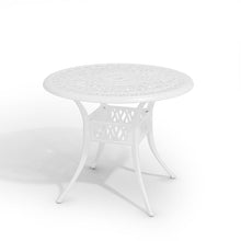 Load image into Gallery viewer, Vintage Round Cast Aluminum Garden Bistro Table, AI1045 Living and Home
