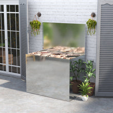 Load image into Gallery viewer, Large Galvanized Feed Storage Bin with One Compartment Garden Storage Boxes Living and Home