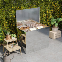 Load image into Gallery viewer, Large Galvanized Feed Storage Bin with One Compartment Garden Storage Boxes Living and Home
