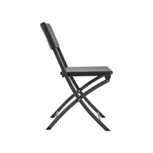 Load image into Gallery viewer, Set of 2 Outdoor Rattan Plastic Folding Chairs for Parties Events and More Garden Dining Sets Living and Home