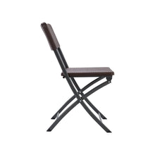 Load image into Gallery viewer, Set of 2 Outdoor Rattan Plastic Folding Chairs for Parties Events and More Garden Dining Sets Living and Home