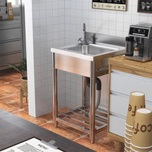 Load image into Gallery viewer, Stainless Steel One Compartment Commercial Sink Living and Home