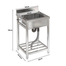 Load image into Gallery viewer, Stainless Steel One Compartment Commercial Sink Living and Home