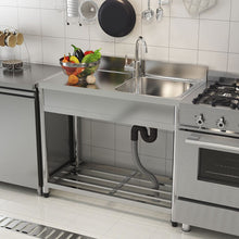 Load image into Gallery viewer, Stainless Steel One Compartment Commercial Sink with Right Drainboard Living and Home