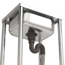 Load image into Gallery viewer, Stainless Steel Commercial Sink with Shelf