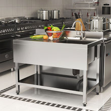 Load image into Gallery viewer, Stainless Steel Hand Wash Basin with Front Side Living and Home