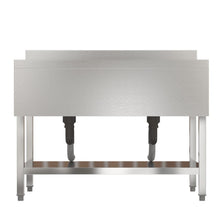 Load image into Gallery viewer, Stainless Steel Two Compartment Commercial Sink with Shelf Kitchen Sinks Living and Home