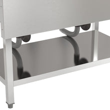 Load image into Gallery viewer, Stainless Steel Two Compartment Commercial Sink with Shelf Kitchen Sinks Living and Home