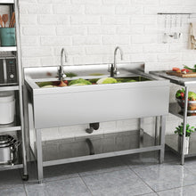 Load image into Gallery viewer, Premium Stainless Steel Deep Sink with Front Surround and Shelf Living and Home