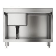 Load image into Gallery viewer, Dismantlable 201 Stainless Steel Single Sink Cabinet with Left-Side Sink Living and Home