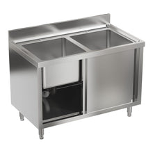 Load image into Gallery viewer, Dismantlable 201 Stainless Steel Double Sink Cabine Living and Home