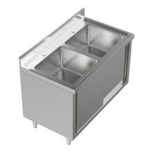 Load image into Gallery viewer, Dismantlable 201 Stainless Steel Double Sink Cabine Living and Home