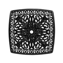Load image into Gallery viewer, Square Cast Aluminum Outdoor Bistro Table Black Garden Dining Tables Living and Home