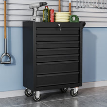 Load image into Gallery viewer, Lockable 7 Drawer Tool Trolley Rolling Cabinet Tool Storage Cabinets Living and Home