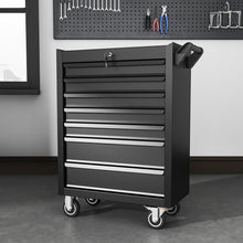 Load image into Gallery viewer, Lockable 7 Drawer Tool Trolley Rolling Cabinet Tool Storage Cabinets Living and Home