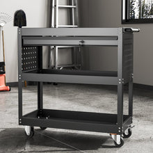Load image into Gallery viewer, 3 Tier Rolling Tool Cart with Lockable Drawer Tool Storage Cabinets Living and Home