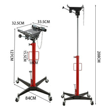 Load image into Gallery viewer, 208cm Height 0.5 Ton High Lift Transmission Jack Cranes Living and Home
