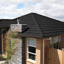 Load image into Gallery viewer, Golan Tiles Stone Coated Metal Roofing 5pcs Roofing Living and Home Black