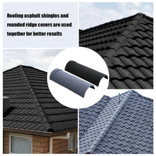 Load image into Gallery viewer, Half Round Ridge Tile Stone Coated Metal Roofing 10pcs Roofing Living and Home