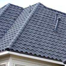 Load image into Gallery viewer, Half Round Ridge Tile Stone Coated Metal Roofing 10pcs Roofing Living and Home Grey