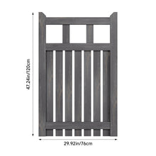 Load image into Gallery viewer, 76x120cm Outdoor Wooden Garden Gate Fence Door