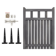 Load image into Gallery viewer, 90x120cm Outdoor Wooden Garden Gate Fence Door