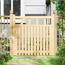 Load image into Gallery viewer, 120x120cm Outdoor Wooden Garden Gate Fence Door