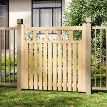 Load image into Gallery viewer, 120x120cm Outdoor Wooden Garden Gate Fence Door
