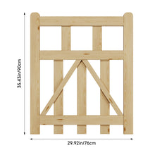 Load image into Gallery viewer, 2.5x3ft Outdoor Wooden Garden Gate Fence Door