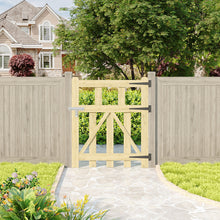 Load image into Gallery viewer, 2.5x3ft Outdoor Wooden Garden Gate Fence Door
