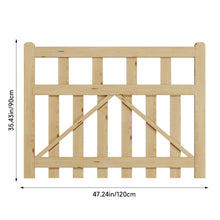 Load image into Gallery viewer, 4x3ft Outdoor Wooden Garden Gate Fence Door