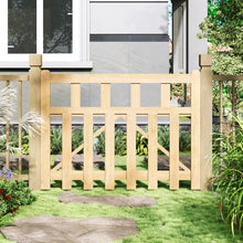 Load image into Gallery viewer, 4x3ft Outdoor Wooden Garden Gate Fence Door